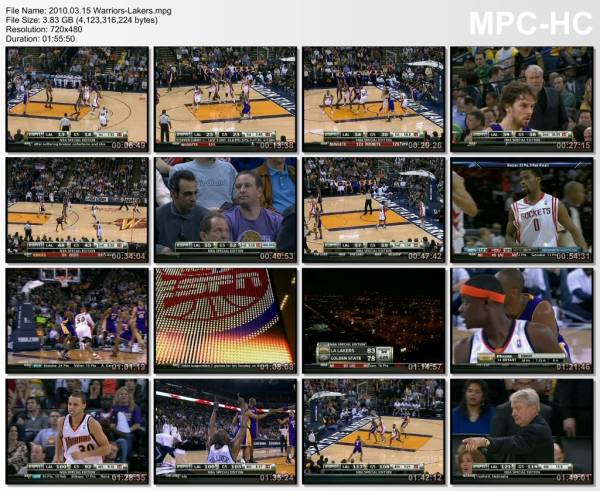 15.march 2010	Golden State &ndash; Lakers   121-124