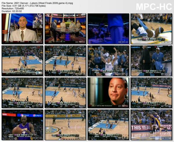 25.may 2009	Denver - Lakers (West Finals 2009,game 4)   120-101