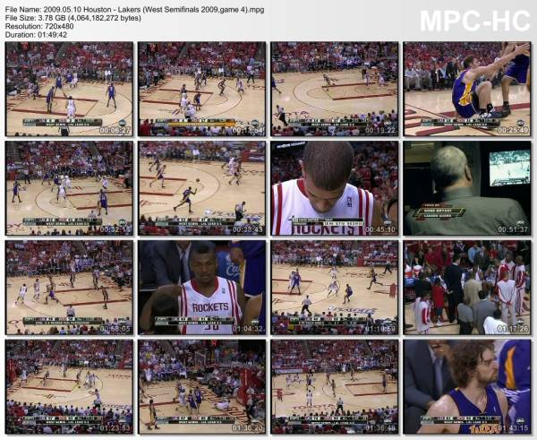 10.may 2009	Houston - Lakers (West Semifinals 2009,game 4)   99-87
