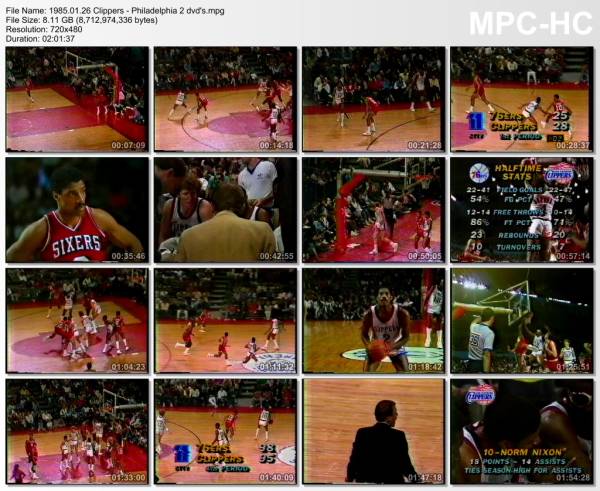 26.january 1985	Clippers - Philadelphia   113-120