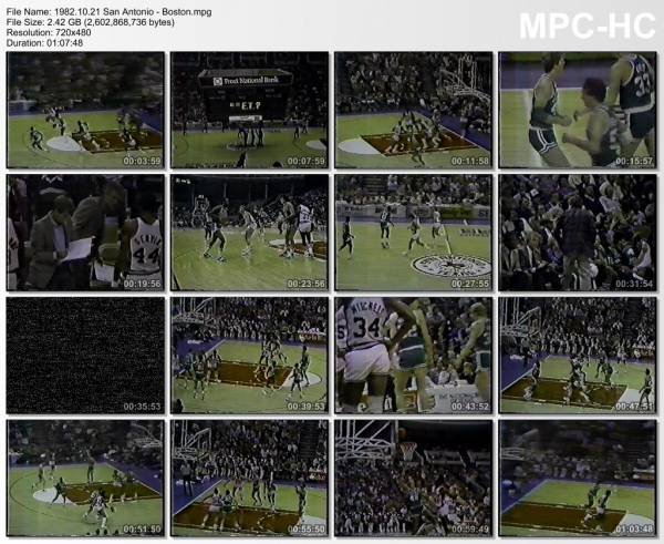21.october 1982	San Antonio - Boston   101-110
