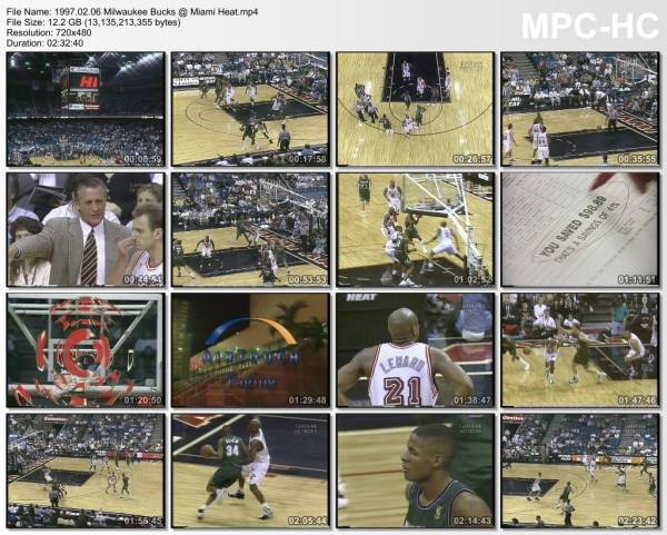 6.february 1997	Miami - Milwaukee   102-90