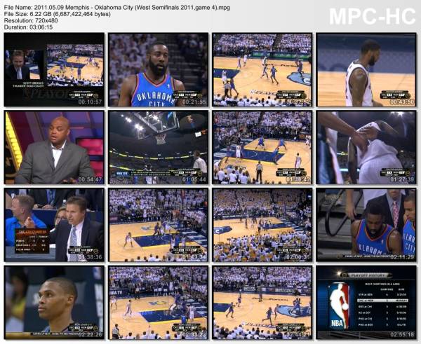 9.may 2011	Memphis - Oklahoma City (West Semifinals 2011,game 4)   123-133 (2OT)