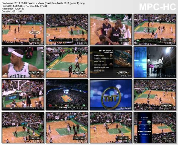 9.may 2011	Boston - Miami (East Semifinals 2011,game 4)   90-98 (OT)