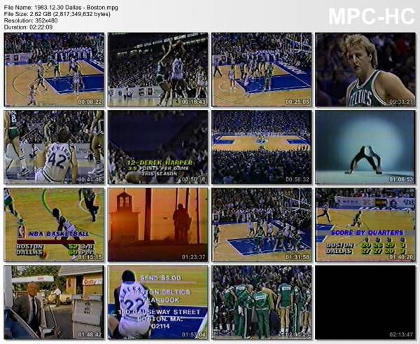 30.december 1983	Dallas - Boston   109-114 (OT)