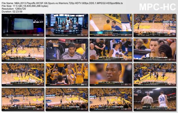 16.may 2013	Golden State - San Antonio (West Semifinals 2013,game 6)   82-94