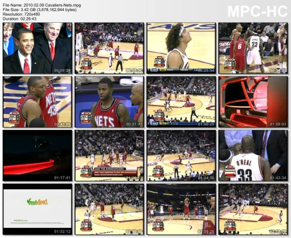 9.february 2010	Cleveland - New Jersey   104-97