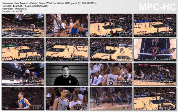 14.may 2013	San Antonio - Golden State (West Semifinals 2013,game 5)   109-91