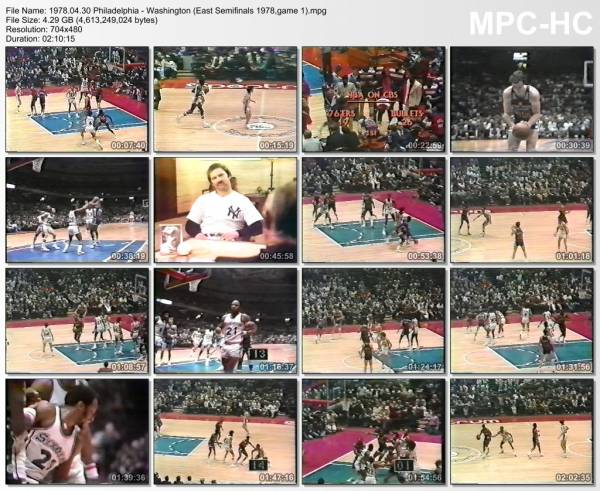 30.april 1978	Philadelphia - Washington (East Finals 1978,game 1)   117-122