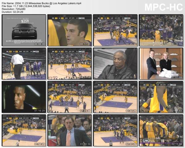 23.november 2004	Lakers - Milwaukee   100-96