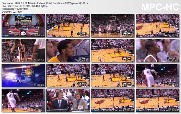 22.may 2012	Miami - Indiana (East Semifinals 2012,game 5)   115-83