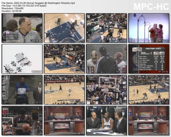 26.march 2002	Washington - Denver   103-87