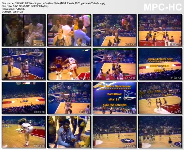 20.may 1975	Golden State - Washington (NBA Finals 1975,game 2)   92-91