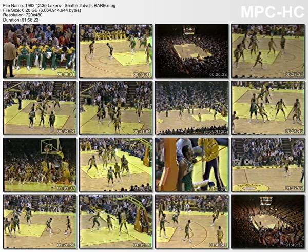 30.december 1982	Lakers - Seattle   136-117