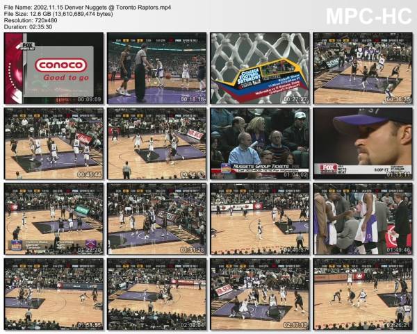 15.november 2002	Toronto - Denver   84-79