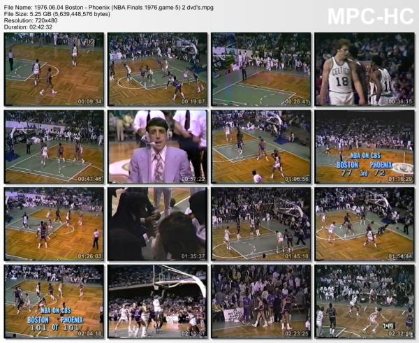 4.jun 1976	Boston - Phoenix (NBA Finals 1976,game 5)   128-126 (3OT)