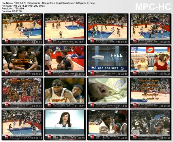 29.april 1979	Philadelphia - San Antonio (East Semifinals 1979,game 6)   92-90