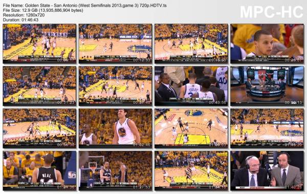 10.may 2013	Golden State - San Antonio (West Semifinals 2013,game 3)   92-102