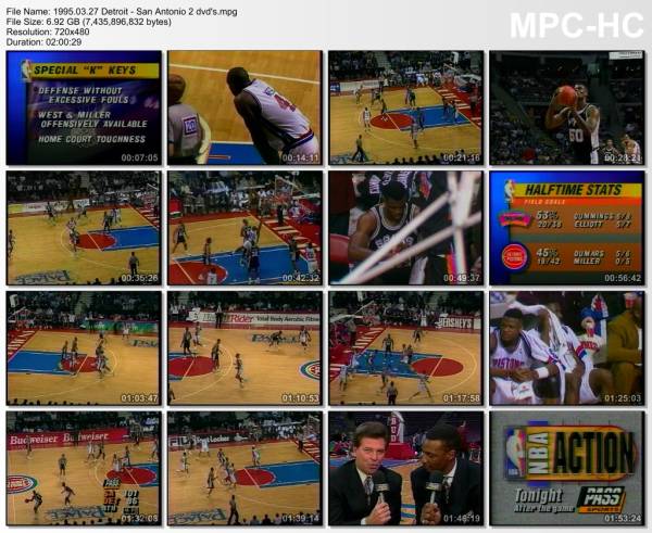 27.march 1995	Detroit - San Antonio   93-114