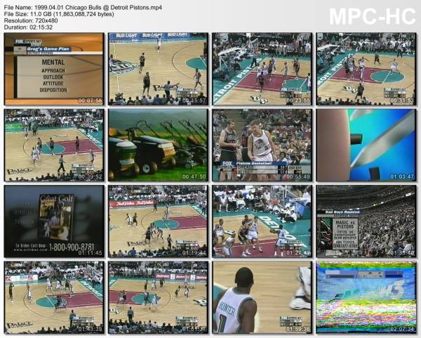 1.april 1999	Detroit - Chicago   107-75