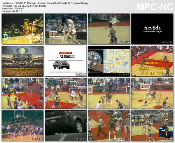 11.may 1975	Chicago - Golden State (West Finals 1975,game 6)   72-86