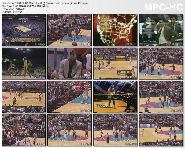 2.april 1998	San Antonio - Miami   103-89