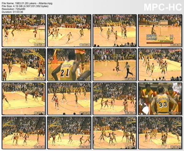 28.january 1983	Lakers - Atlanta   109-85
