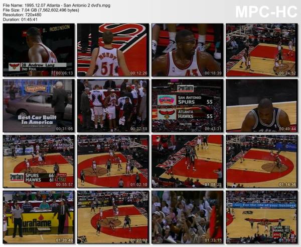 7.december 1995	Atlanta - San Antonio   102-104