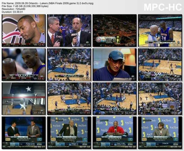 9.jun 2009	Orlando - Lakers (NBA Finals 2009,game 3)   108-104