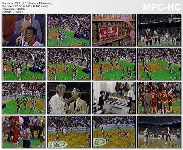 1.december 1982	Boston - Atlanta   122-97