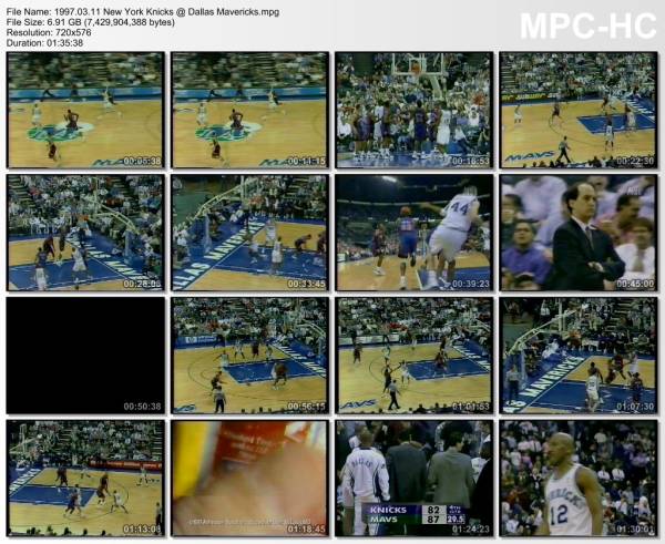 11.march 1997	Dallas - New York   91-83
