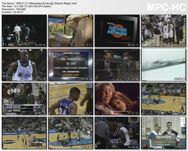21.january 1998	Orlando - Milwaukee   84-91