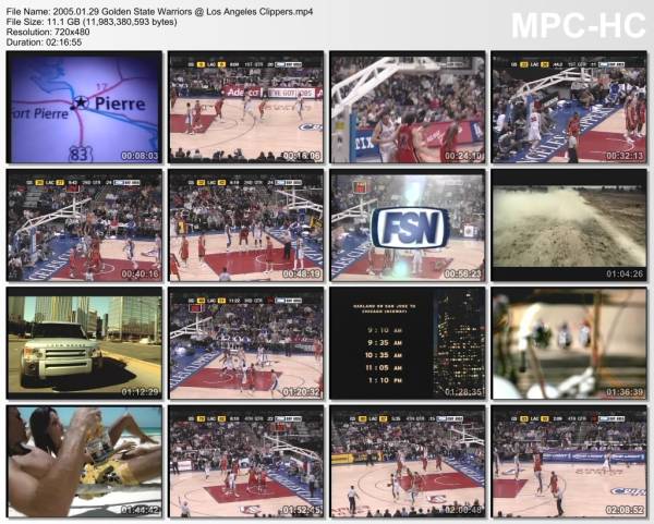 29.january 2005	Clippers - Golden State   96-85