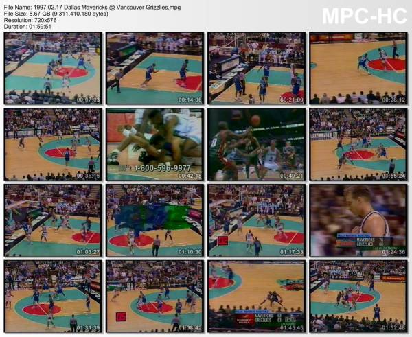 17.february 1997	Vancouver - Dallas   95-100