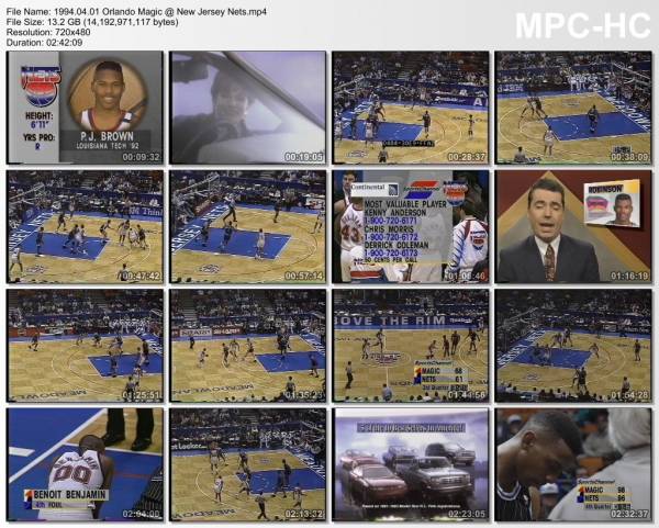 1.april 1994	New Jersey - Orlando   96-98