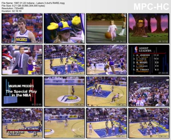 22.january 1987	Indiana - Lakers   108-118