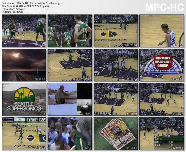 4.april 1995	Utah - Seattle   114-92