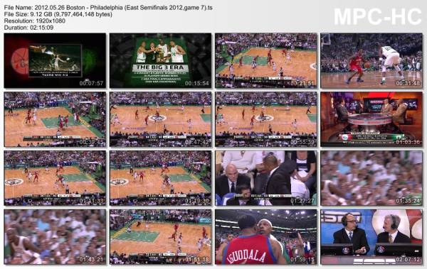 26.may 2012	Boston - Philadelphia (East Semifinals 2012,game 7)   85-75