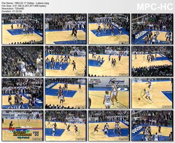17.february 1983	Dallas - Lakers   110-127
