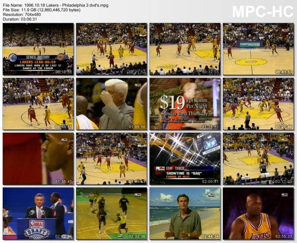 18.october 1996	Lakers - Philadelphia   113-92