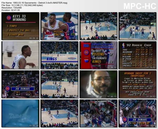 16.march 1993	Sacramento - Detroit   110-113