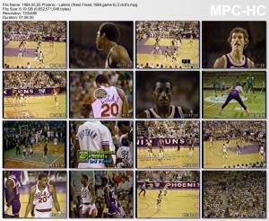 25.may 1984	Phoenix - Lakers (West Finals 1984,game 6)   97-99