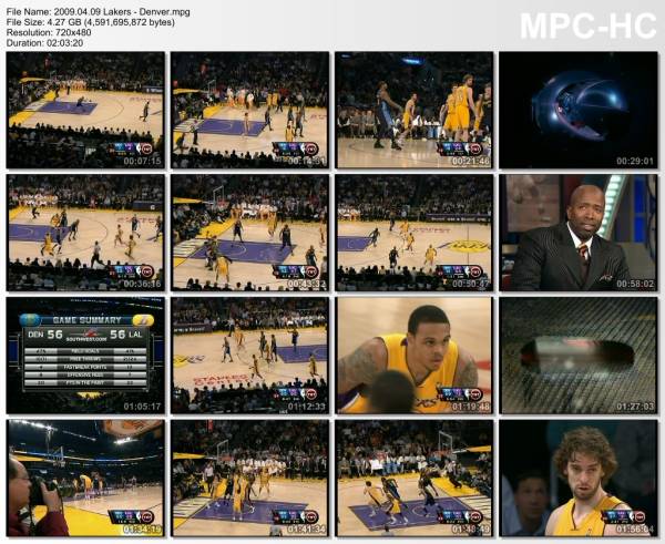 9.april 2009	Lakers - Denver   116-102