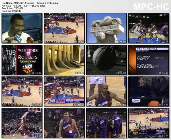 13.march 1996	Detroit - Phoenix   118-115