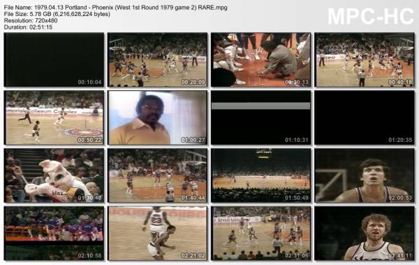 13.april 1979	Portland - Phoenix (West 1st Round 1979,game 2)   96-92