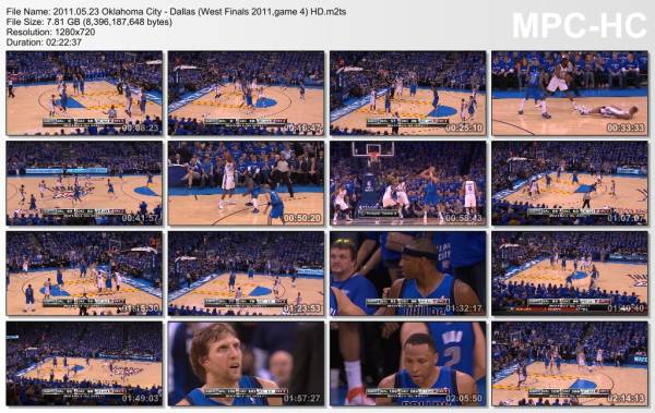 23.may 2011	Oklahoma City - Dallas (West Finals 2011,game 4)   105-112 (OT)
