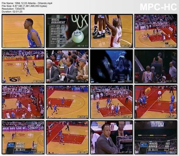 3.december 1994	Atlanta - Orlando   107-105