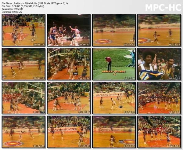 5.jun 1977	Portland - Philadelphia (NBA Finals 1977,game 6)   109-107
