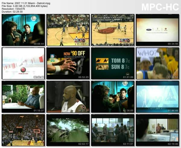 1.november 2007	Miami - Detroit   80-91
