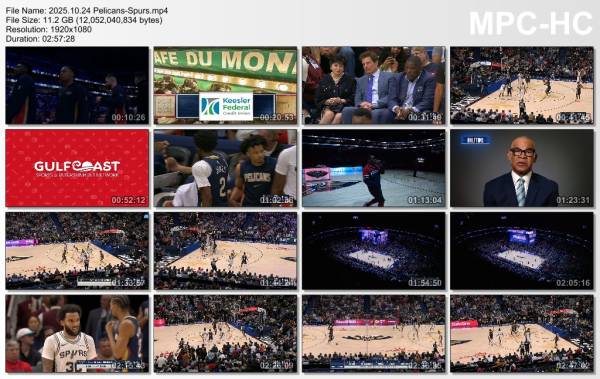 24.october 2025	New Orleans - San Antonio   116-120 (OT)
